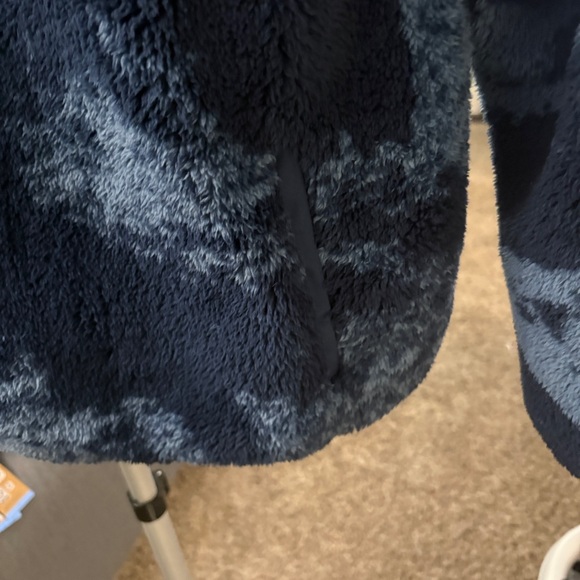 Hurley Boys Sherpa Quarter Zip - Navy Blue - Picture 3 of 9